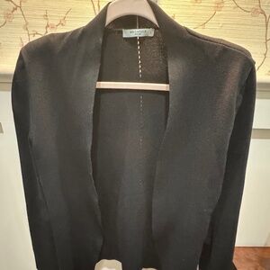 MM La Fleur Black Sweater Blazer size L